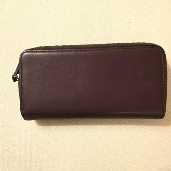 Vintage Coach Leather Wallet Mahogany Brown - Picture 2 of 5